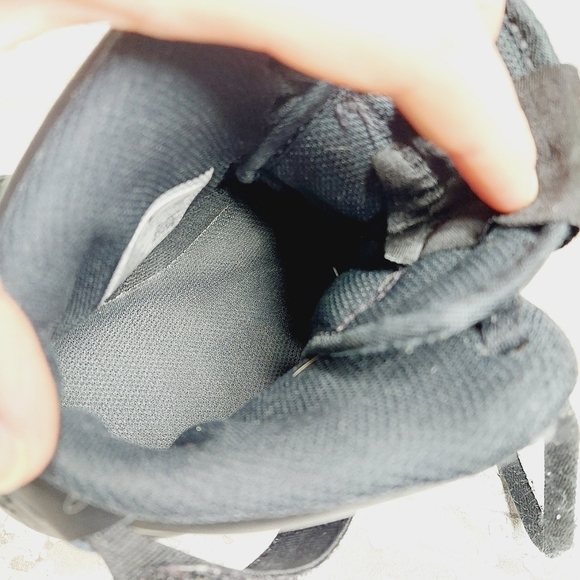 Nike Black AF1 Air Force Lace-Up High Boots K404 - Picture 8 of 10